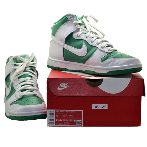 Nike Other - B5 Auth NIKE DUNK HI RETRO BTTYS Stadium Green/White Shoes DV0829-300 Size 9